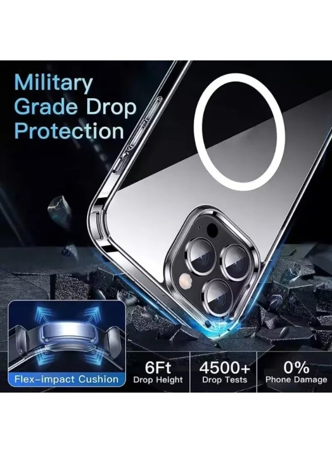 Transparent protective case, compatible with wireless charging, suitable - Image 5
